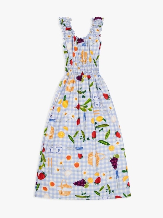 Lisa Says Gah Dresses & Skirts - Lisa Says Gah Blue Gingham Picnic Sundress